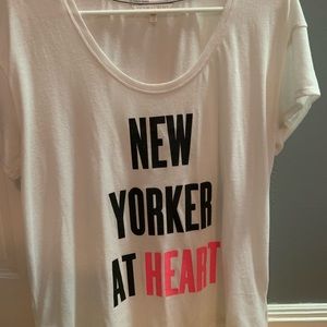 New Yorker at heart vs t shirt